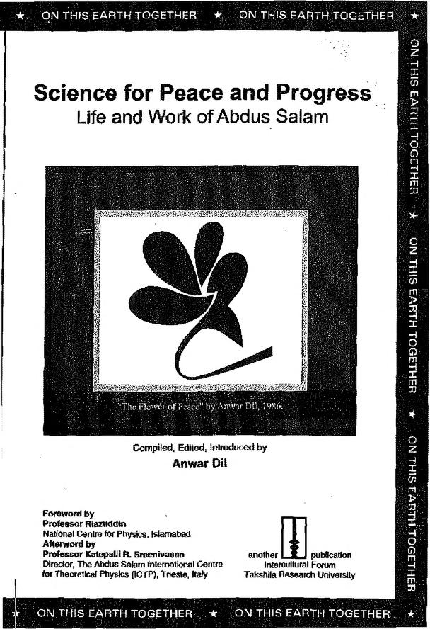 Science For Peace And Progress Life And Work Of Abdus Salam